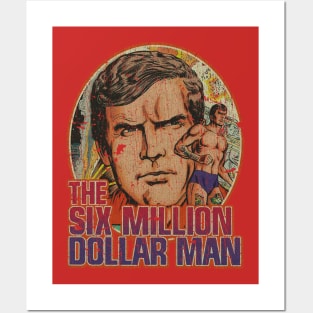 Six Million Dollar Man 70s -  RETRO STYLE Posters and Art